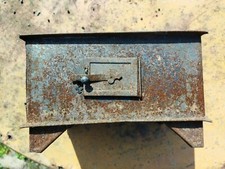 JOUET ANCIEN CUISINIÈRE FOURNEAU DE POUPÉE EN TÔLE DINETTE ÉPOQUE 1900 incomplet