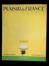 #164940 , Images de France Plaisir de France La revue de la qualité Juillet 1937