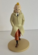 Tintin trench figurine resine 12 cm Moulinsart Nez Manquant