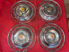 4 ENJOLIVEURS ROBERGEL 15" 380mm CITROEN DS 2CV PEUGEOT 203 403 404 RENAULT