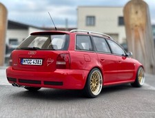 1/18 AUDI RS4 B5 Red Modified umbau wheels BBS Alufelgen OTTO
