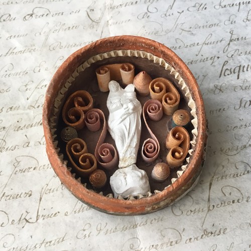 Reliquaire avec paperolles - reliquaire,