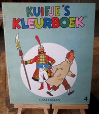 Hergé &Tintin -Cahier a colorier-Le sceptre D Ottokar-Néerlandais-Casterman 1968