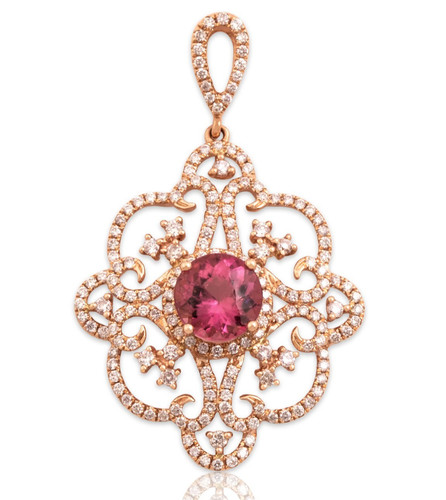 Pendentif mariage diamant rond - pendentif,