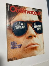 Le Nouvel Observateur 27/10/1994; Les vies secrètes de Bernard Tapie/ Justice et
