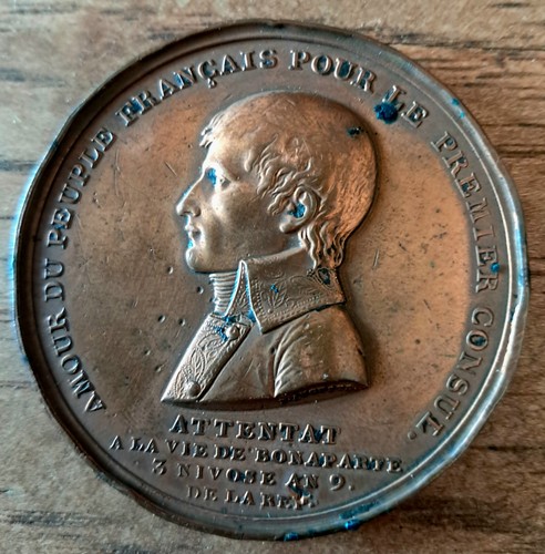 Médaille napoléon 1er consul - médaille,