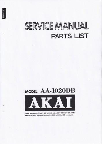 Service manuel instructions - service, d'instructions