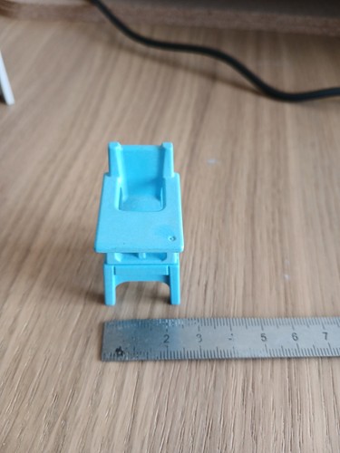 Chaise haute bleu playmobil - bleu,