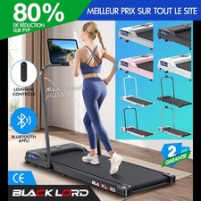 BLACK LORD Tapis de course Électrique Maison Gym Exercice Course Machine Fitness