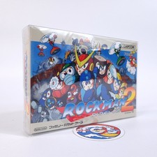 Rockman Mega Man 2 Family Cassette Case Capcom Japan New (Card Holder +Stickers)