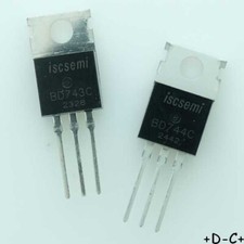 BD743C BD744C Transistor 100V 15A TO-220 Inchange RoHS