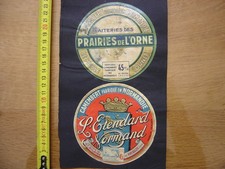 Anciennes Etiquettes Fromage CAMEMBERT lot 6