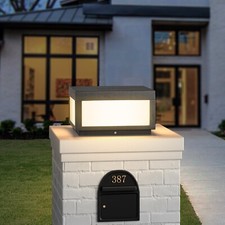 Outdoor Post Lights 11.8" Dark