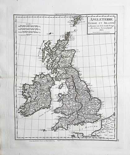 Carte des îles - des, britanniques