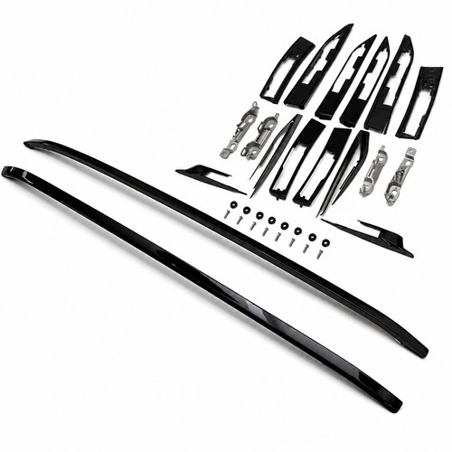 Aluminium noir toit rail - aluminium,