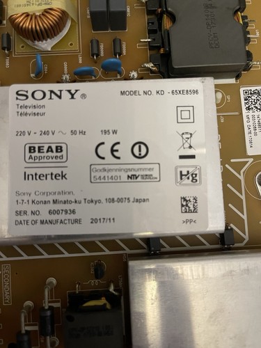 Carte alimentation sony apdp - carte,