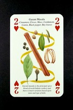 1 x playing card of the spice