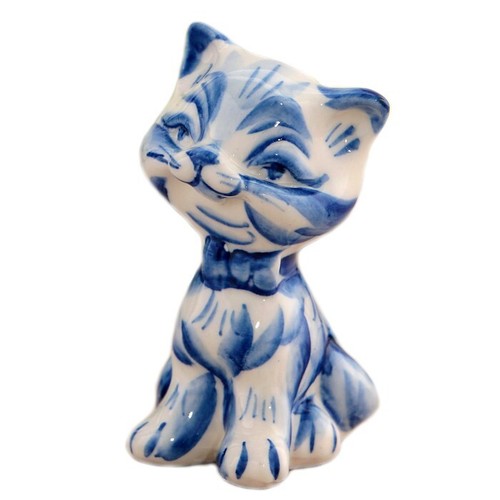 Figurine chat debout - figurine,