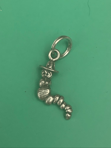 925 garden worm sterling - .925,