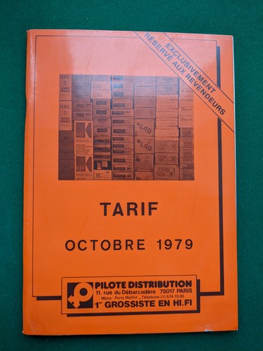 1979 catalogue tarifs - hi-fi,