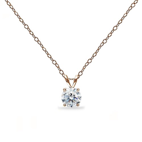 Zircon glace rose sur - rose,