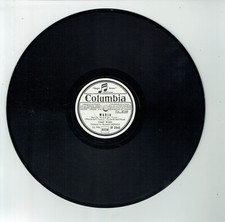 78T 25cm Tino ROSSI Disque Phono MARIA - UN SOIR...UNE NUIT... - COLUMBIA 2845