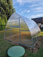 Serre ARROW 3x8m avec polycarbonate de 4 mm ;