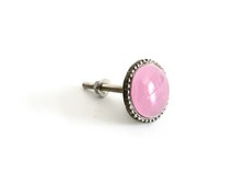 Bouton Verre Rose Möbelgriff