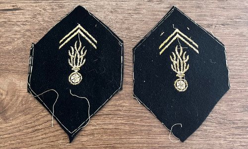 Insigne tissu militaire n141 - insigne,