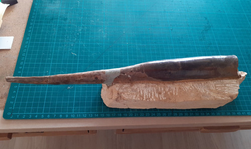 Grande belemnite 40cm - belemnite, ottange