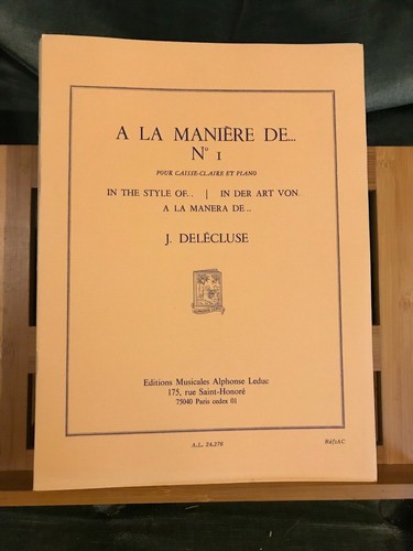 Delécluse la manière - j.,