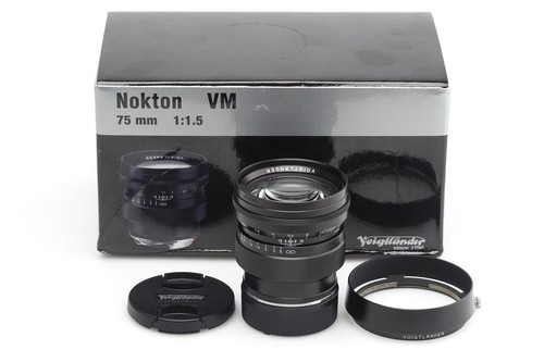 Voigtländer nokton 75mm - voigtländer, 1.5/75mm