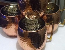 MOSCOW MULE HAMMERED MUG