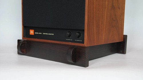 Custom walnut speaker stands - custom,