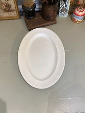 Ancien Plat ovale en faïence