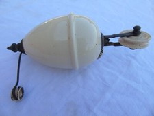 Poids de monte baisse ancien céramique avec grenaille, pour suspension luminaire