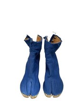Maison Martin Margiela Blue Tabi Wedge Boots Size 37 / US 7