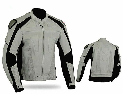 Veste moto cuir - moto, en