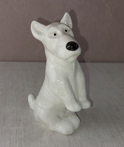 Ancienne statue chien fox - ancienne,