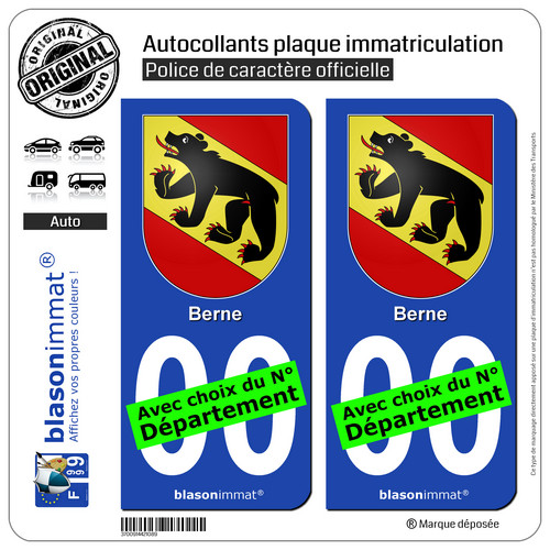 Stickers autocollant plaque - 2,