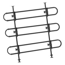 Barrière de Voiture pour Chien Grille Pare-chien Animaux en Métal Réglable