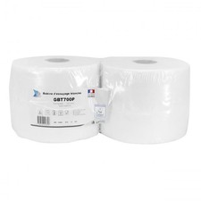 Rouleaux bobine papier blanc absorbant essuie mains pure cellulose 1000 feuille