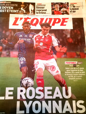 L'EQUIPE 3 novembre 2025- BREST 0-0 LYON, RENNES 4-1 STRASBOURG, NANTES 0-2 METZ