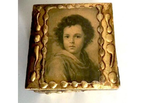 Boîte bijoux vintage - boîte,