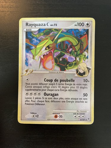 Carte pokémon rayquaza - carte,