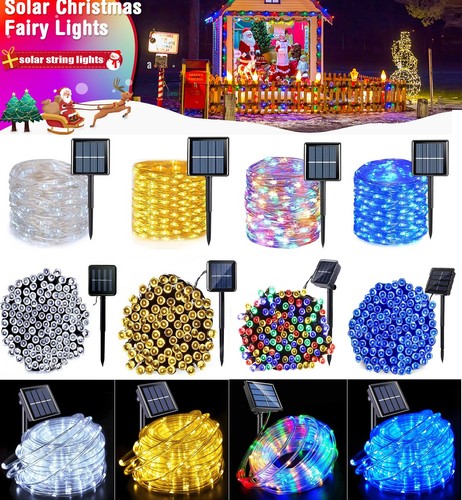 Christmas solar string lights - string,