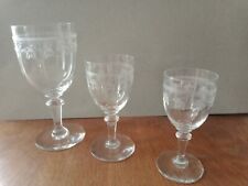 Ensemble Verres cristal saint