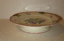 N°7 COUPE A  FRUITS PLATE DU SERVICE MARSEILLE DE LONGWY FIN 19 ème DEBUT 20 ème