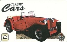 RARE / CARTE TELEPHONIQUE PREPAYEE - MG TC : AUTO CARS / PAPIER / PHONECARD