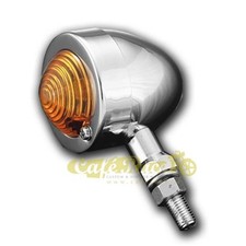 Clignotant Bullet Chrome Universel à Partir De 57mm pour Moto Custom Et vintage